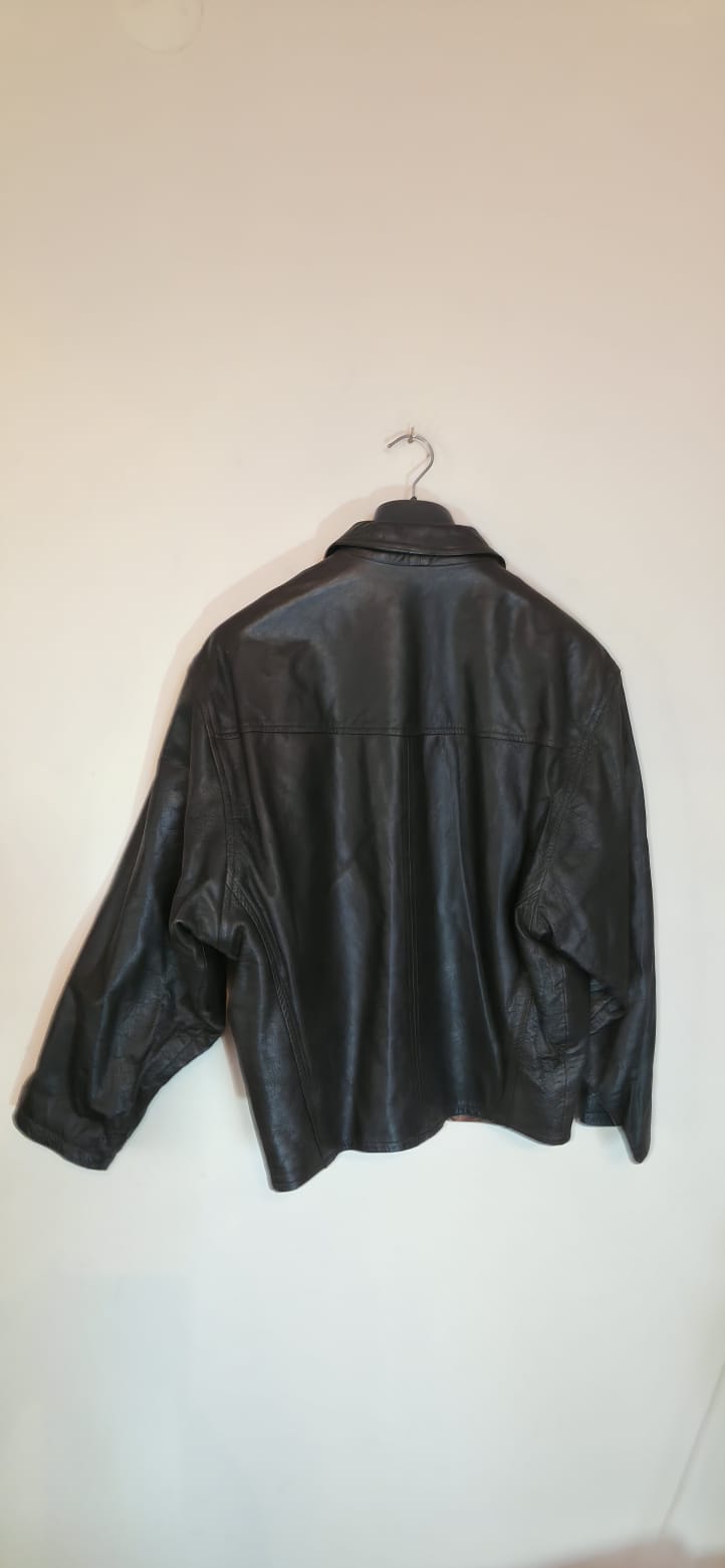 Giubbotto marrone vera pelle tg. XS.