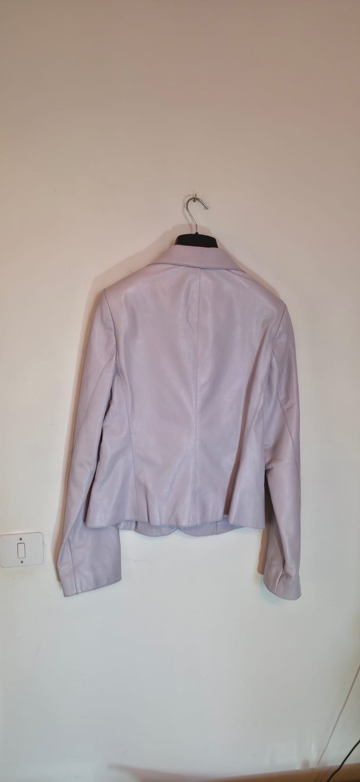 Giacca colore lilla Tg.44 vera pelle..
